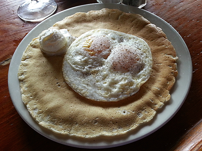 Swedish Hotcakes at Little River Inn Restaurant & Bar - Mendocino County, California