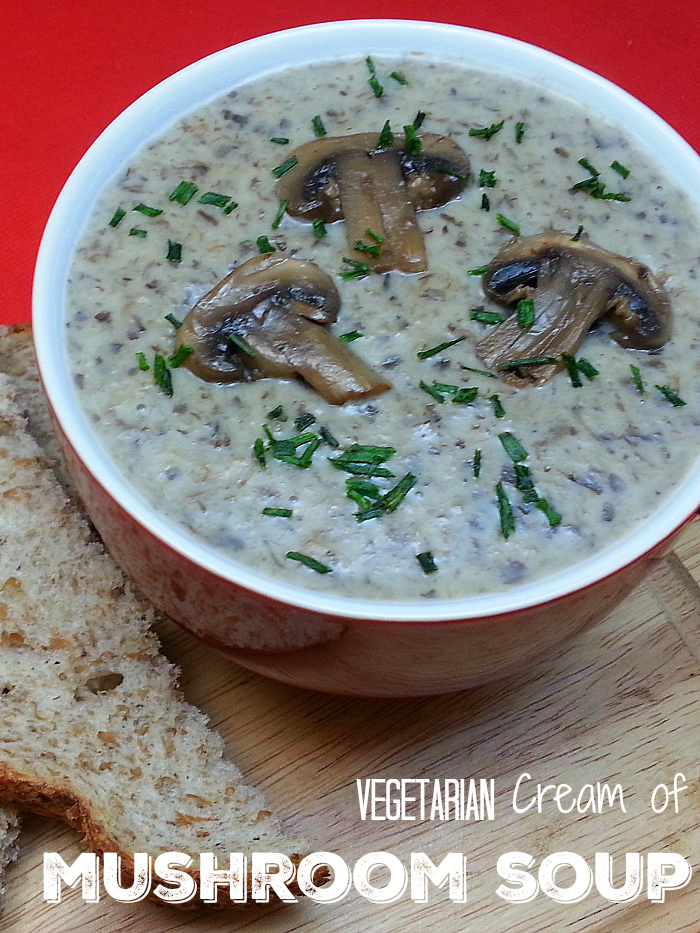 Vegetarian Cream of Mushroom Soup Recipe