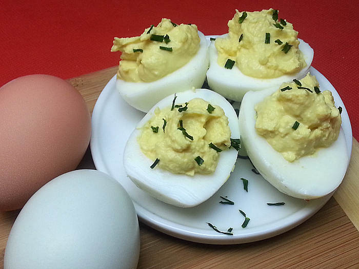 Greek Yogurt Deviled Eggs