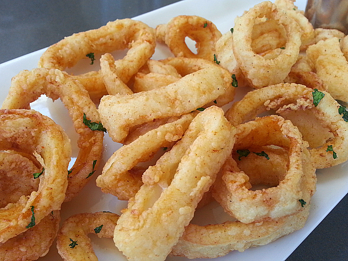 Calamari at Kaiser Grille - Palm Springs, California