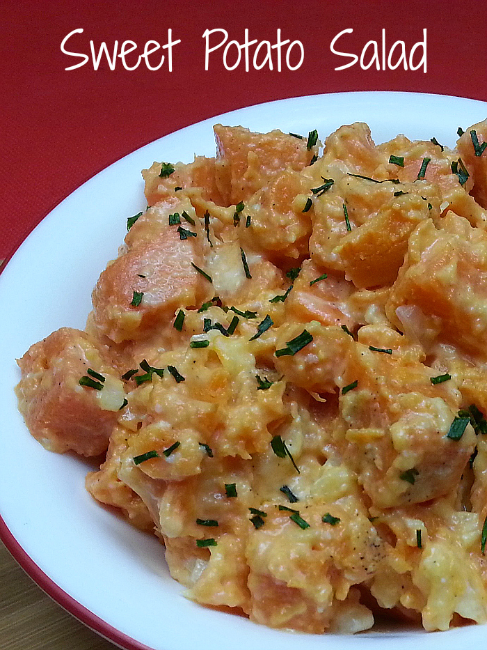 Easy Sweet Potato Salad Recipe - great for picnics and potlucks