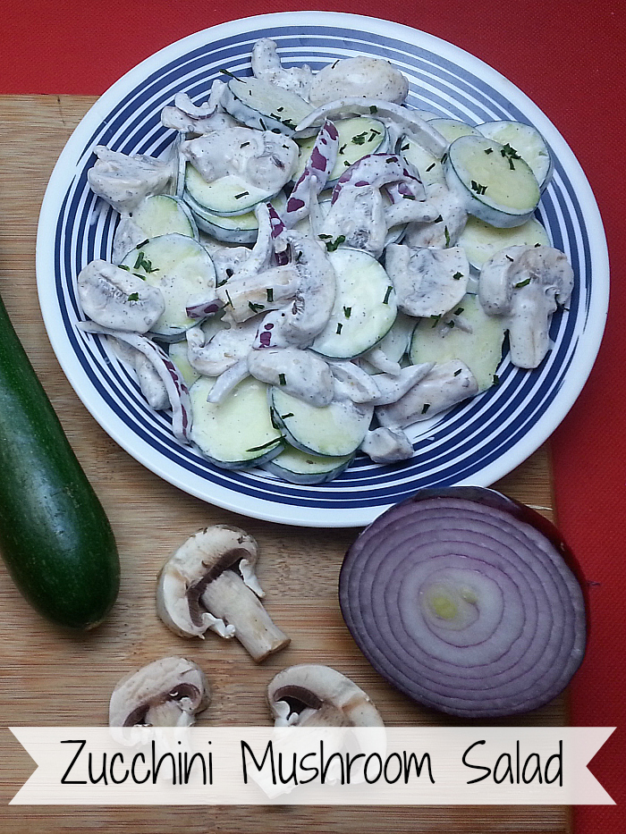 Zucchini Mushroom Salad Recipe from my Puerto Vallarta, Mexico Vacation