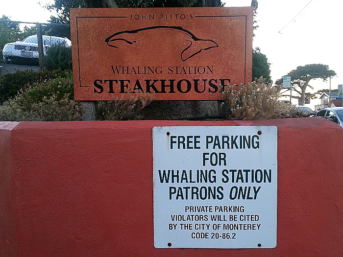 Whaling Station Steakhouse - Monterey, California