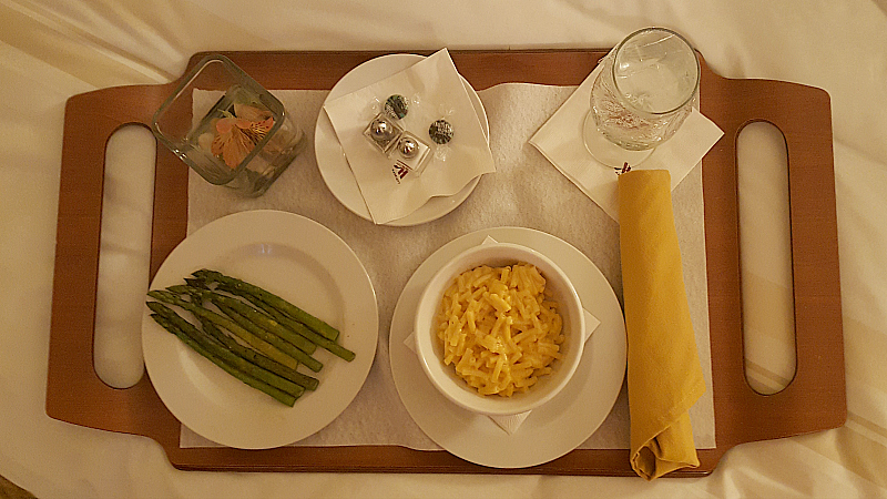 Room Service at the Long Beach Marriott