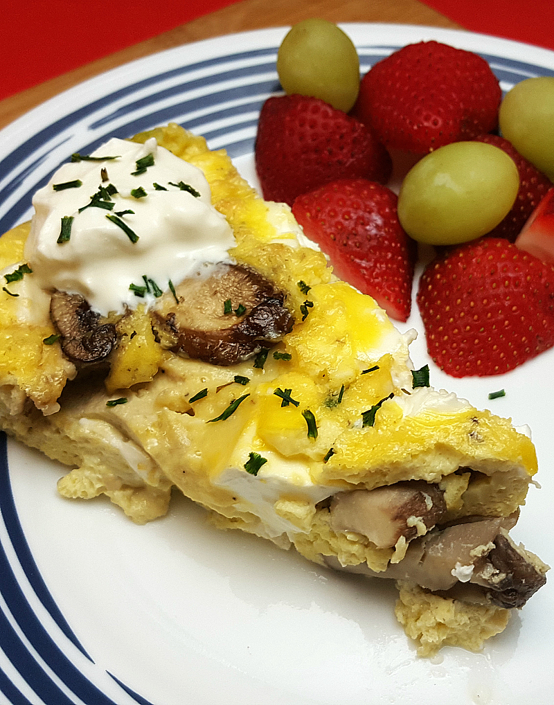 Cast Iron Skillet Mushroom Frittata