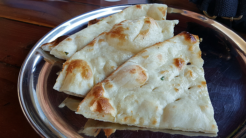Naan at Adya Fresh Indian Flavors - Anaheim Packing House