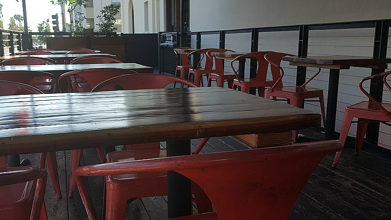 Outdoor Seating at Adya Fresh Indian Flavors - Anaheim Packing House