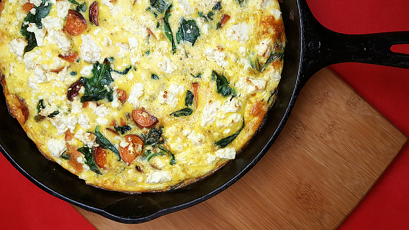 Sweet Potato and Spinach Frittata