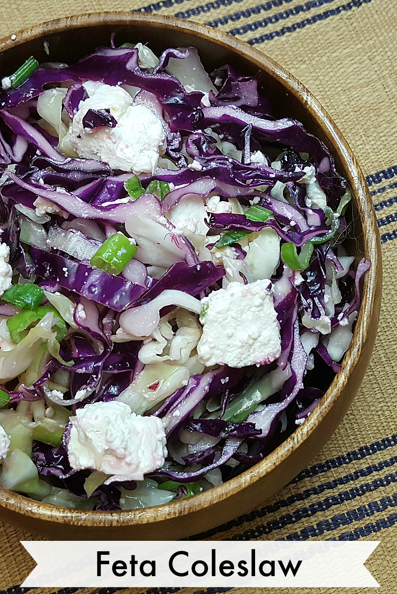 Feta Coleslaw Recipe for Picnics - Summer Salad