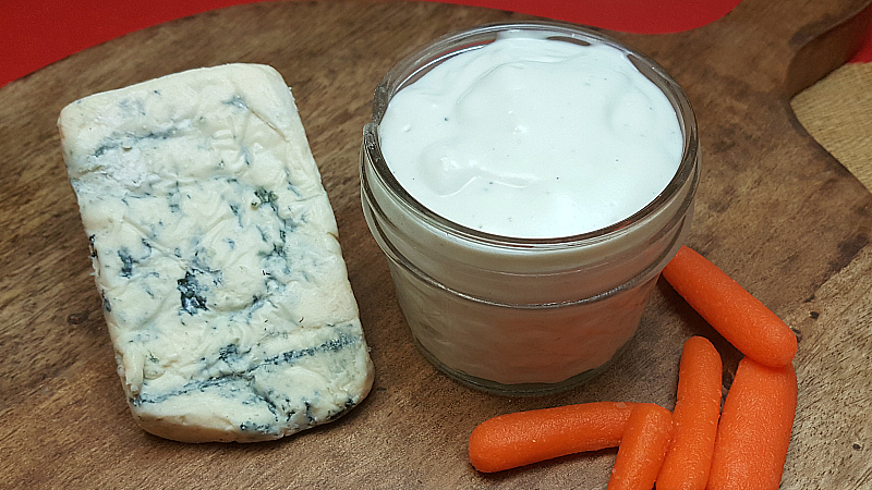 Easy Blue Cheese Dressing (No Mayo!)