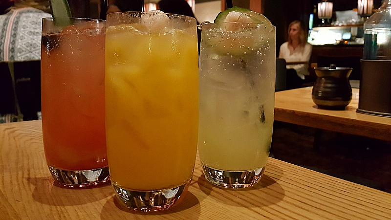 Spirit-free beverages at Nobu - Hard Rock Hotel - San Diego, California