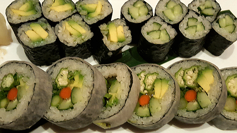 Vegetarian Sushi at Nobu - Hard Rock Hotel - San Diego, California