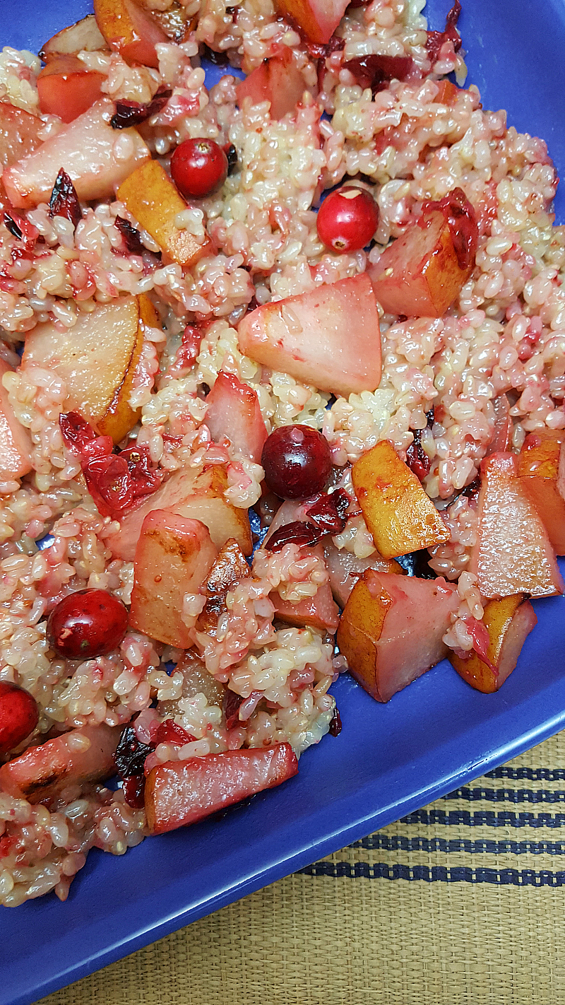 Cranberry Pear Fried Rice Recipe