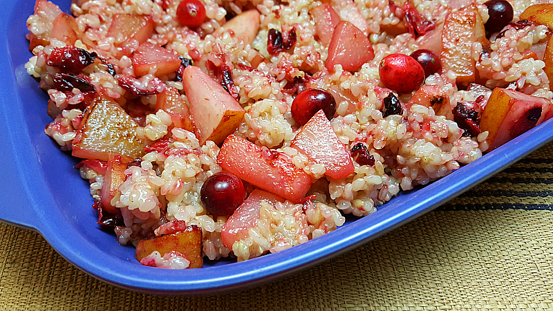 Cranberry Pear Fried Rice