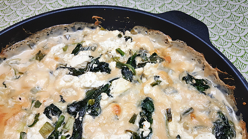 Warm Spinach and Feta Cheese Dip 