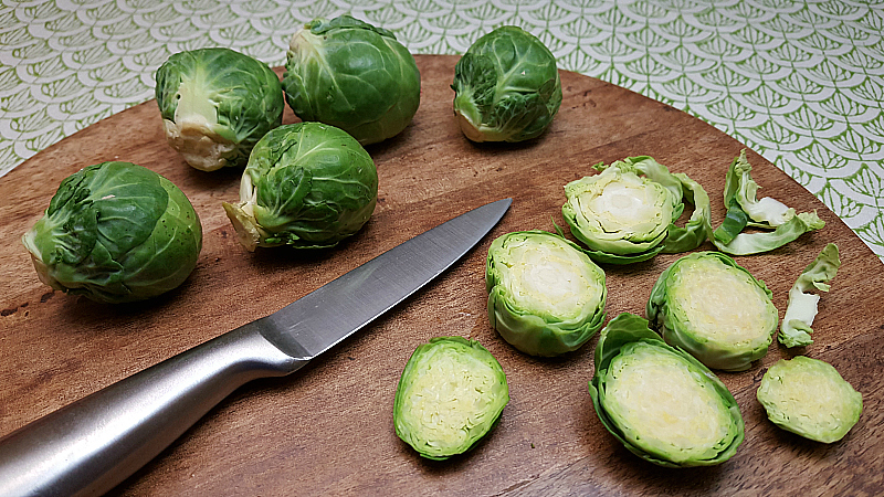 Warm & Cheesy Brussels Sprouts Dip