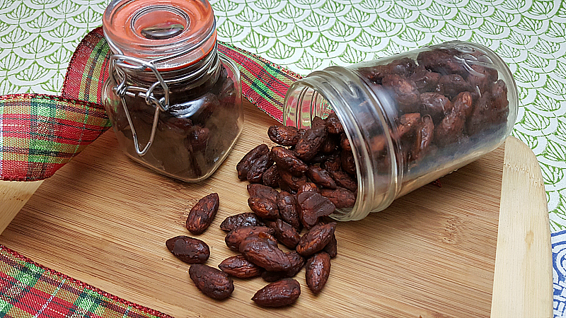 Chocolate Honey Roasted Almonds