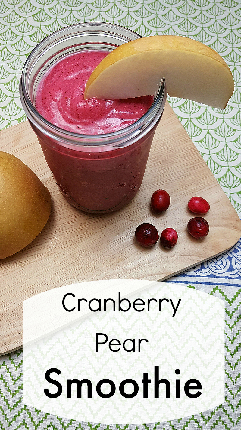 Cranberry Pear Smoothie Recipe