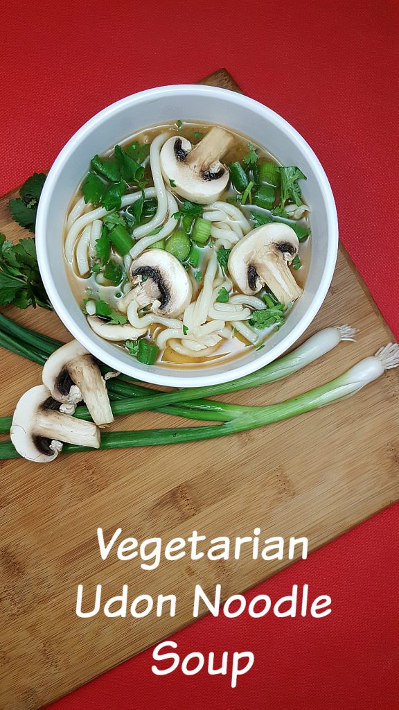Easy Vegetarian Udon Noodle Soup Recipe - Mama Likes To Cook