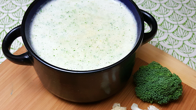 Broccoli Cauliflower Cheese Soup