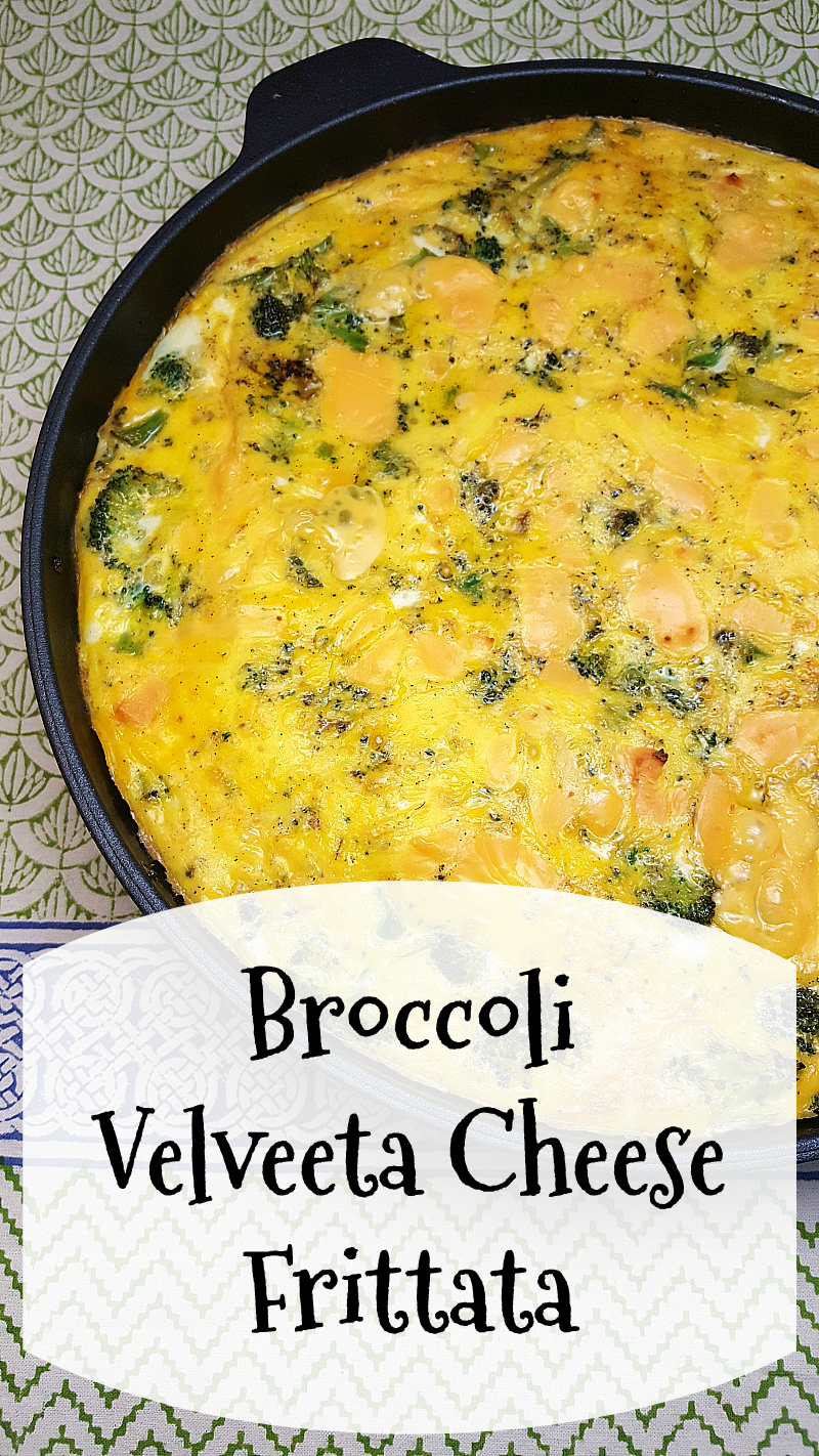 Broccoli Velveeta Cheese Frittata Recipe