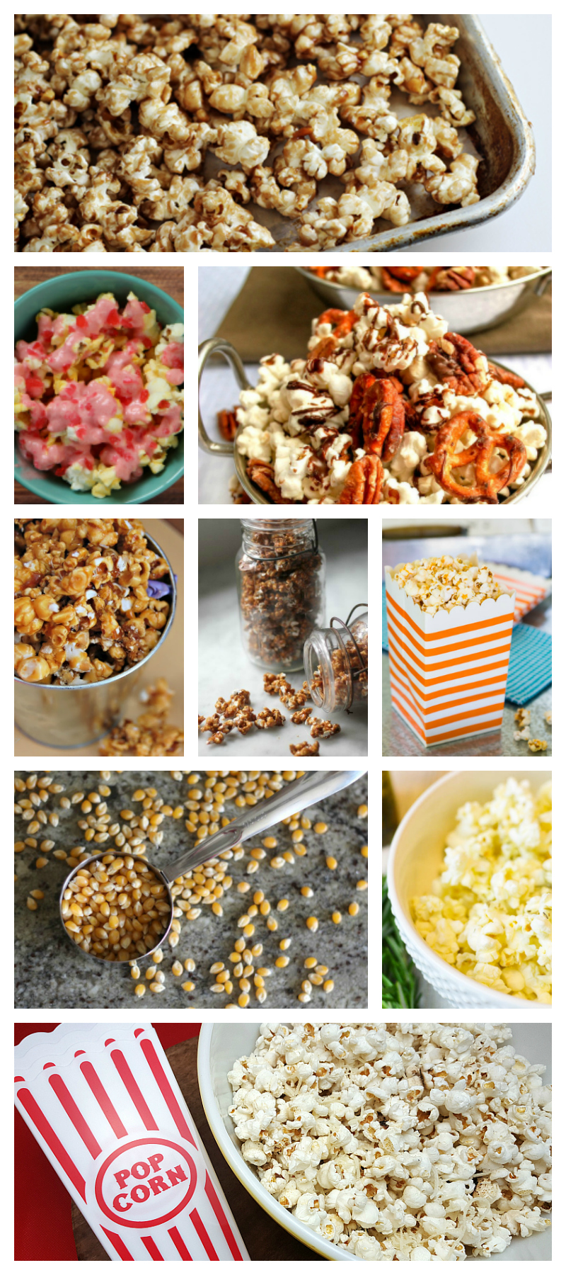 Sweet and Savory Popcorn Recipes - Food Blogger Recipe Round Up