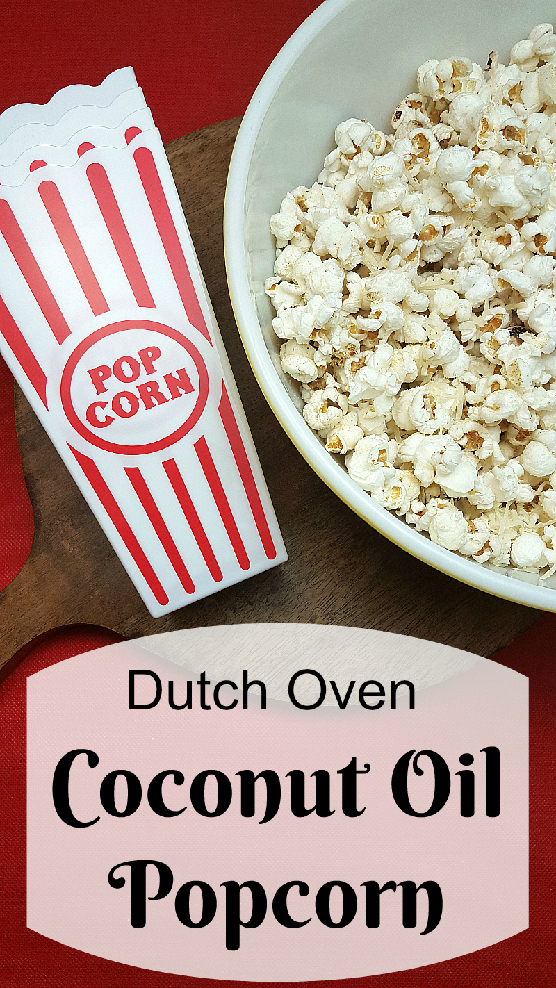 Dutch Oven Coconut Oil Popcorn Recipe