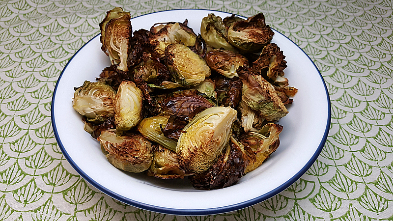 Maple Roasted Brussels Sprouts