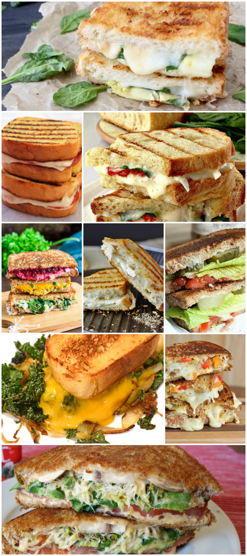 40 Tasty Grilled Cheese Recipes - Food Blogger Recipe Round Up