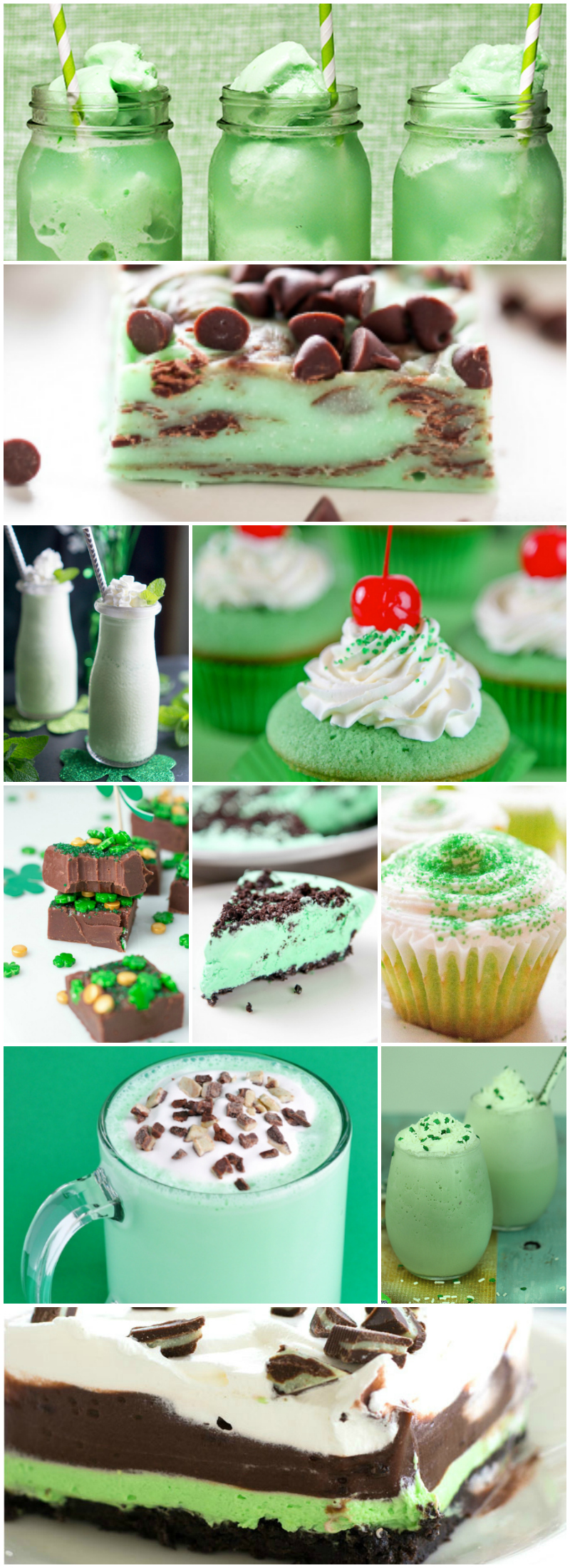 21 Green Desserts for St. Patrick's Day -  Food Blogger Recipe Round Up