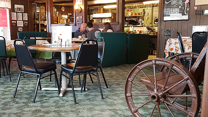 Jack Ranch Cafe with James Dean Memorabilia