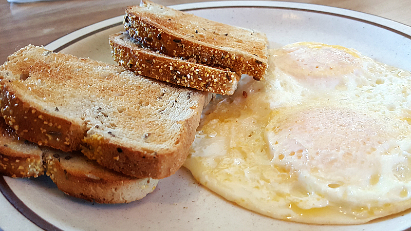 Eggs and Toast at Jack Ranch Cafe