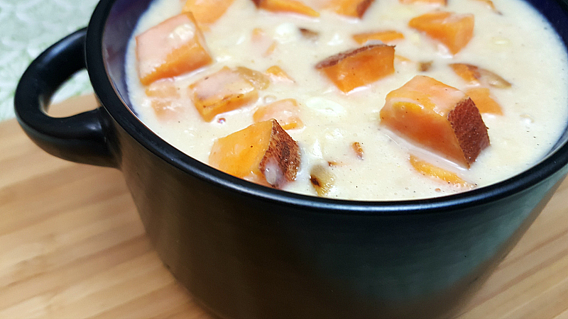 Vegetarian Sweet Potato Corn Chowder