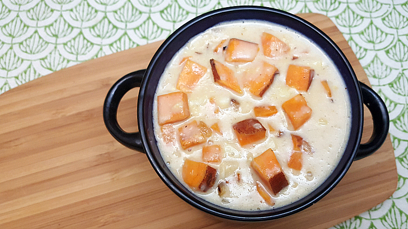 Vegetarian Sweet Potato Corn Chowder