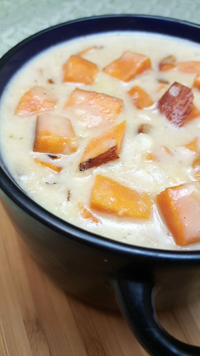 Vegetarian Sweet Potato Corn Chowder