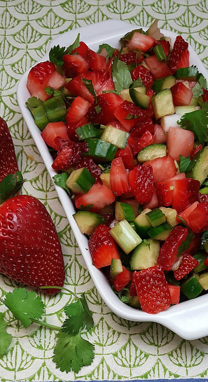 Strawberry Cucumber Salsa