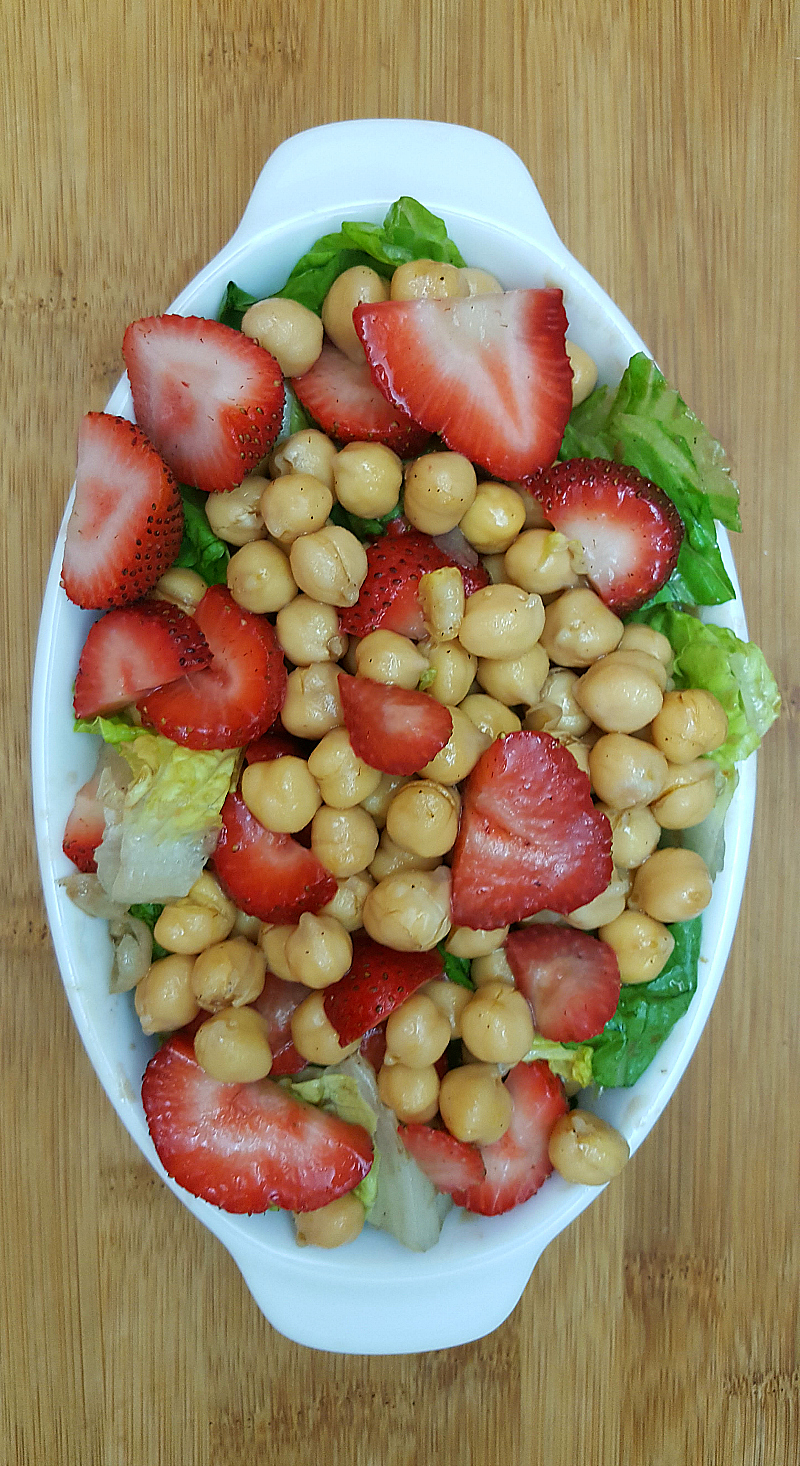 Strawberry Chickpea Salad Recipe