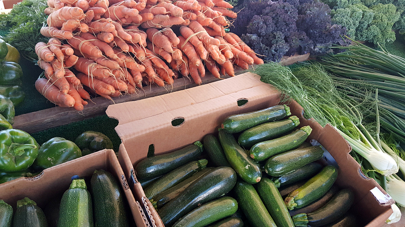 Veggies at the Santa Maria Certified Farmer's Market