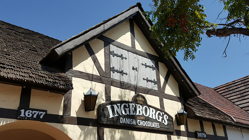 Ingeborg’s Danish Chocolate Shop in Downtown Solvang, California