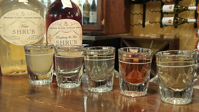 Shrub Tasting at Wandering Dog Wine Bar