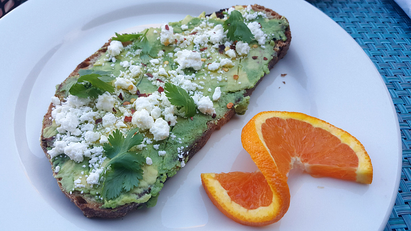 Avocado Toast - Breakfast at Fresco Valley Cafe in Solvang USA