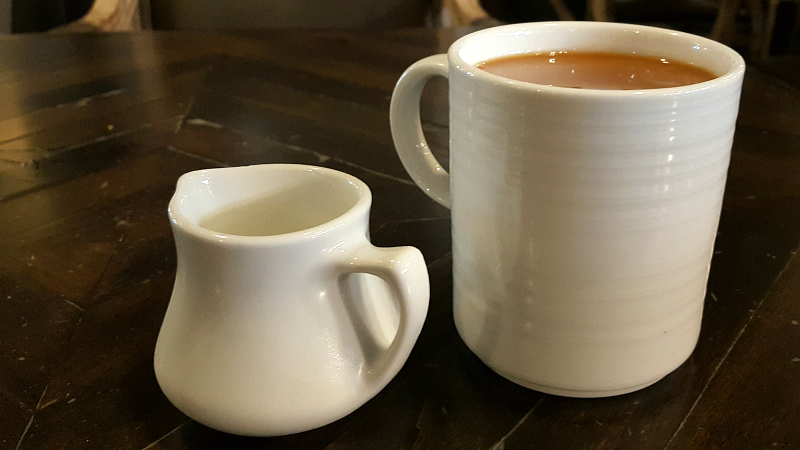 Coffee at The Century Room Restaurant at Historic Santa Maria Inn