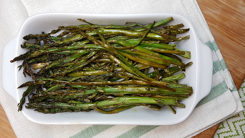 Beer Roasted Asparagus