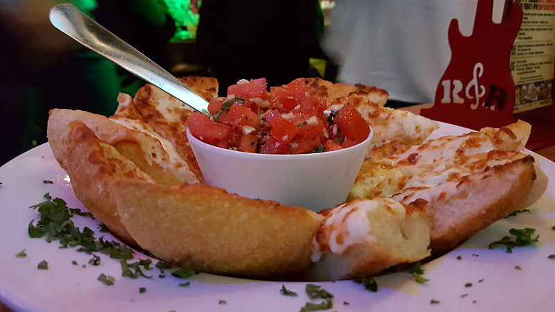 Rock and Brews Bruschetta Appetizer