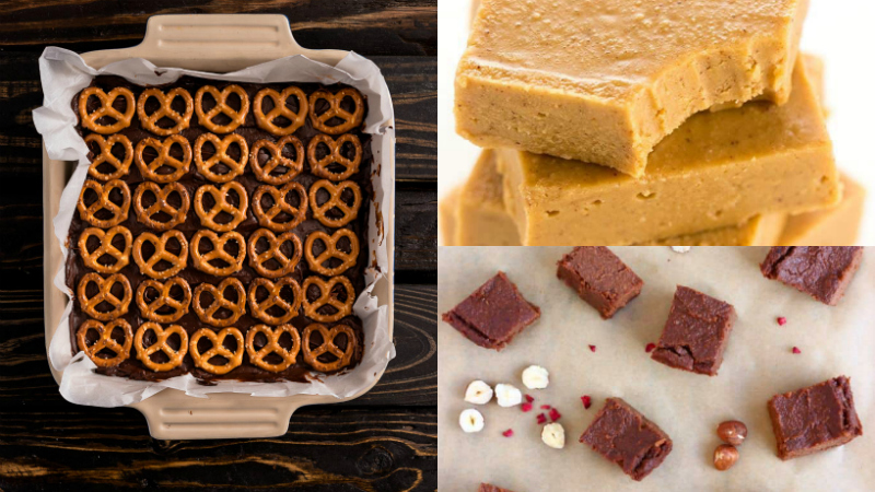 Beer and Pretzels, Sugar Free and Sweet Potato Fudge