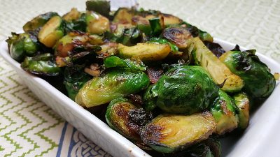 Brussels Sprouts with Caramelized Onions