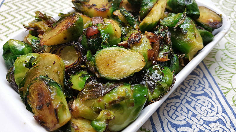 brussels sprouts pan fried