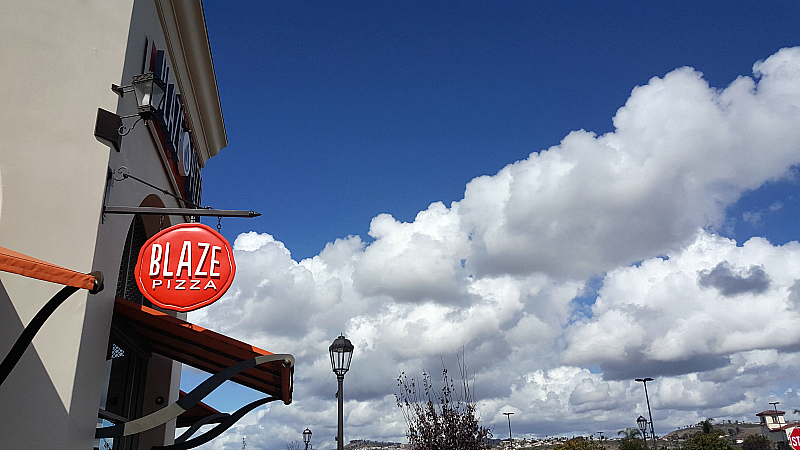 Blaze Pizza Blue Skies