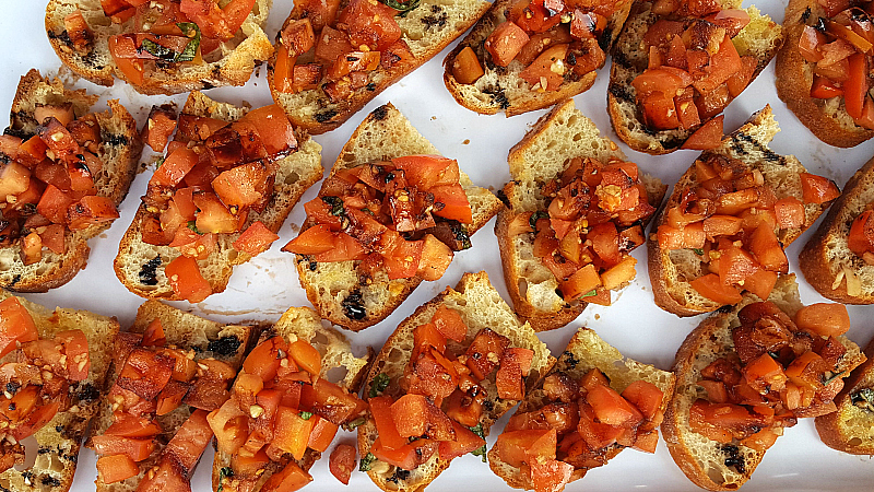 fresco valley cafe bruschetta tasting