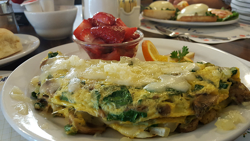 mushroom omelet paulas